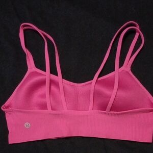 lululemon athletica Vibrant Pink Strappy Sports Bra